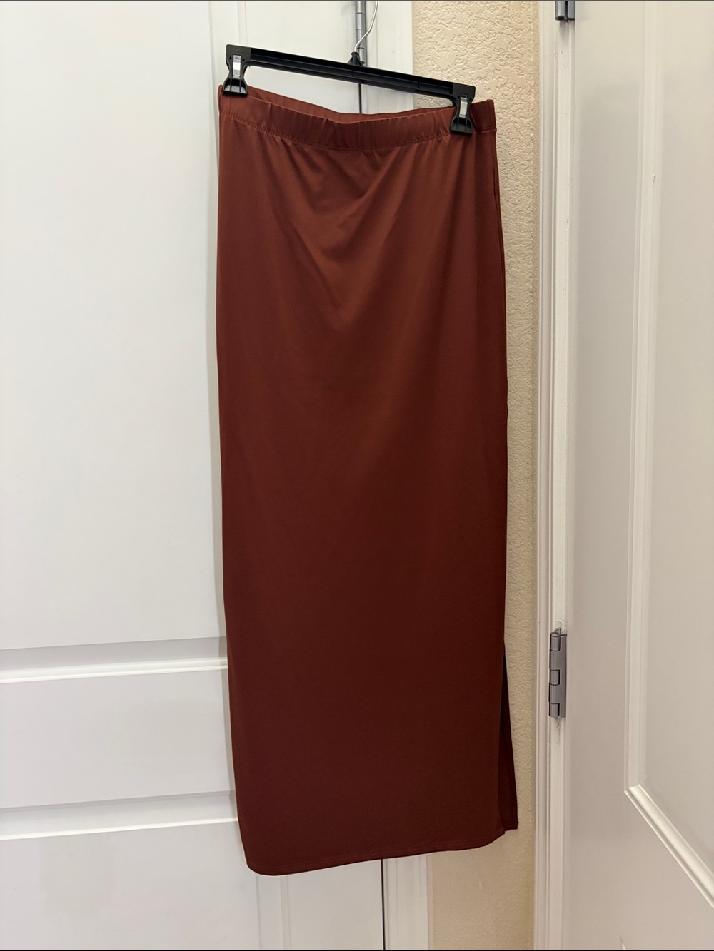 Forever 21 Rust Brown Stretch Maxi Skirt